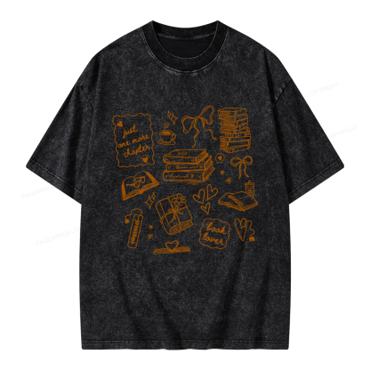 Pagewings Book Lover Unisex Washed T-shirt