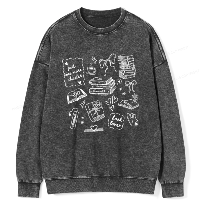 Pagewings Book Lover Unisex Washed Sweatshirt