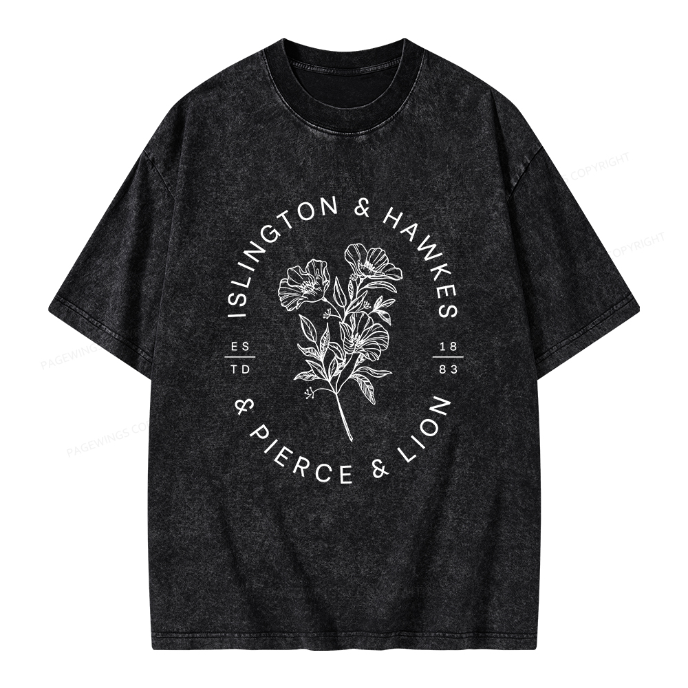 Pagewings Book Lovers of Novels Unisex Washed T-shirt