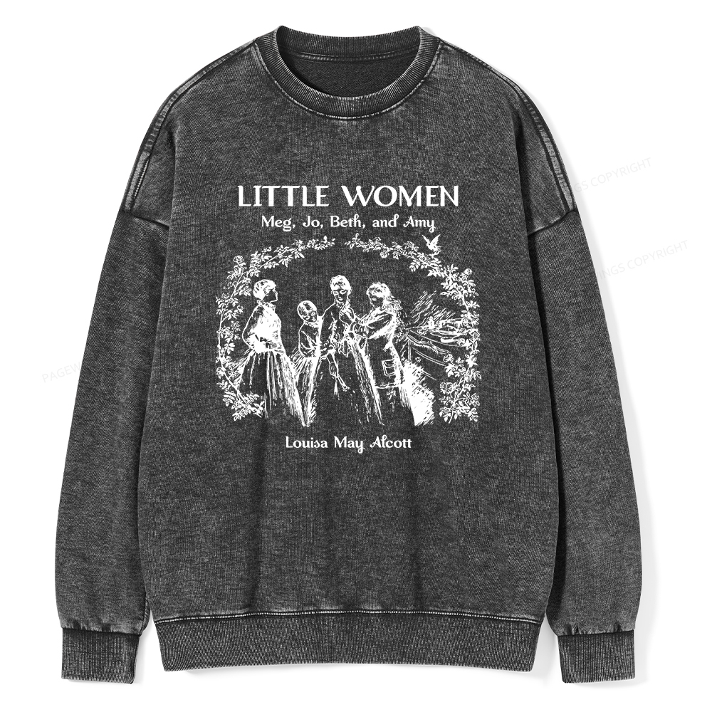 Pagewings Book Lover Unisex Washed Sweatshirt