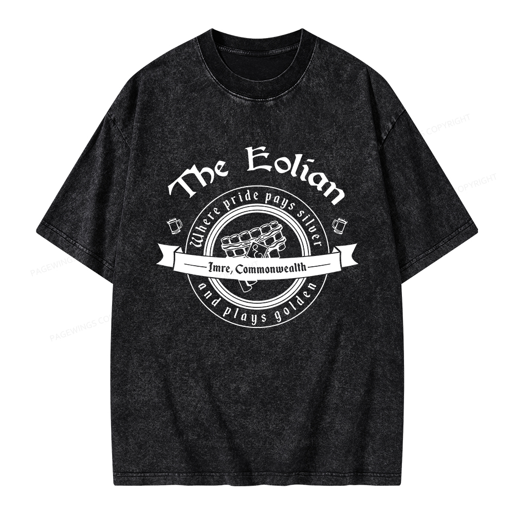 Pagewings Eolian Bar Unisex Washed T-shirt