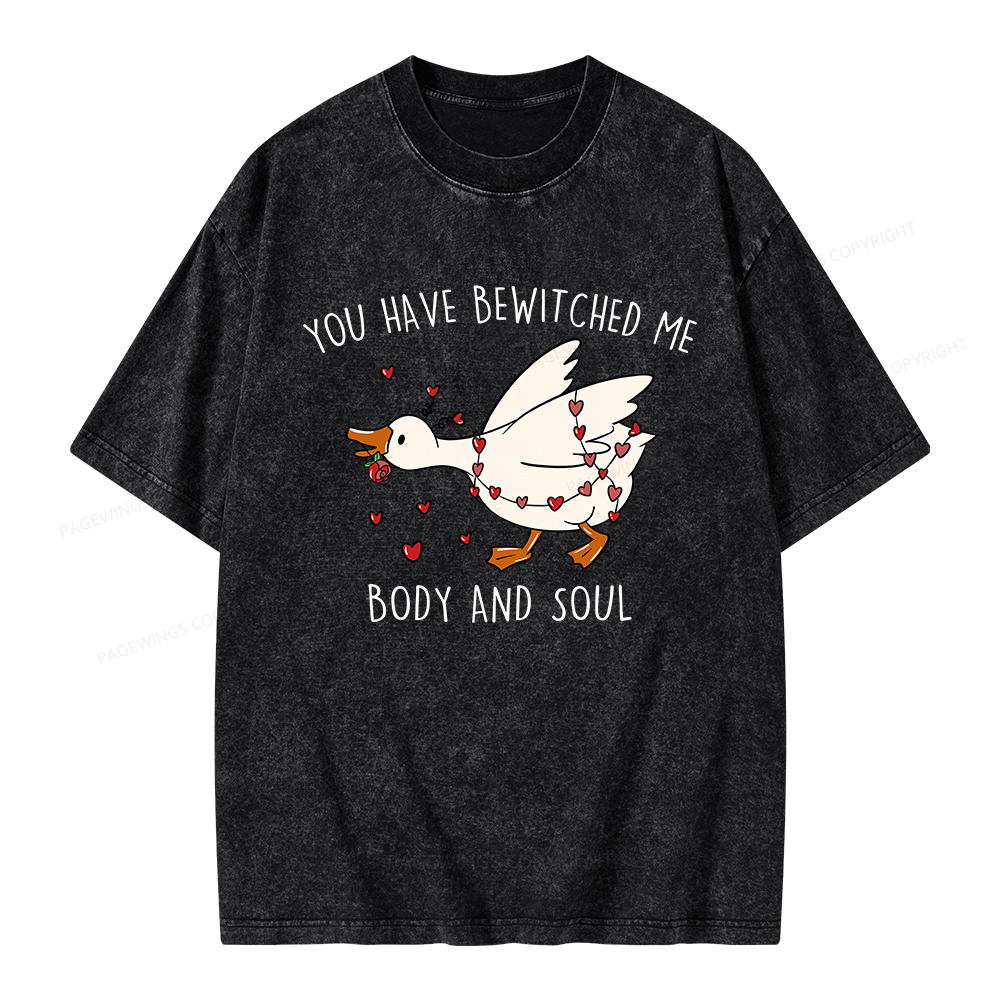 Pagewings You Have Bewitched Me Body And Soul Unisex Washed T-shirt