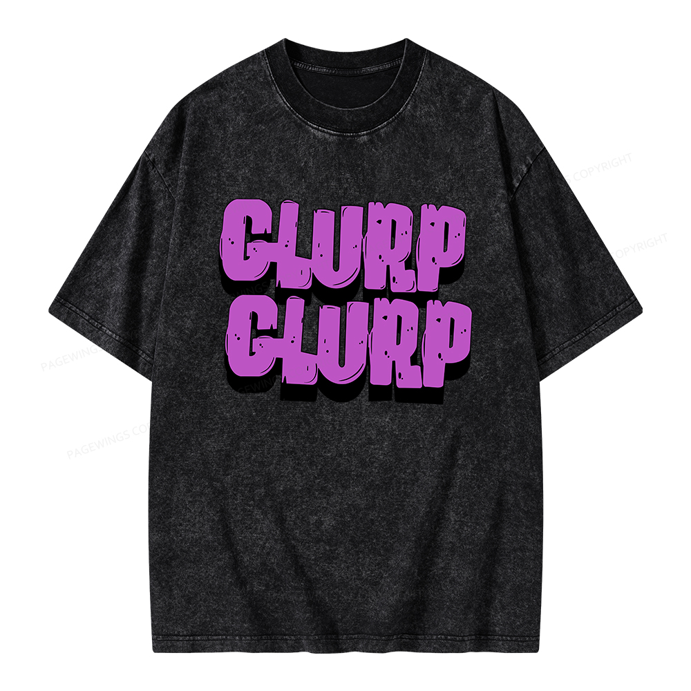 Pagewings Glurp Glurp Unisex Washed T-shirt