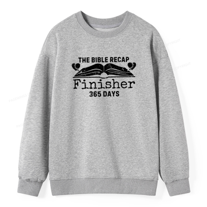 Pagewings The Bible Recap Finisher 365 Days Unisex Classic Sweatshirt