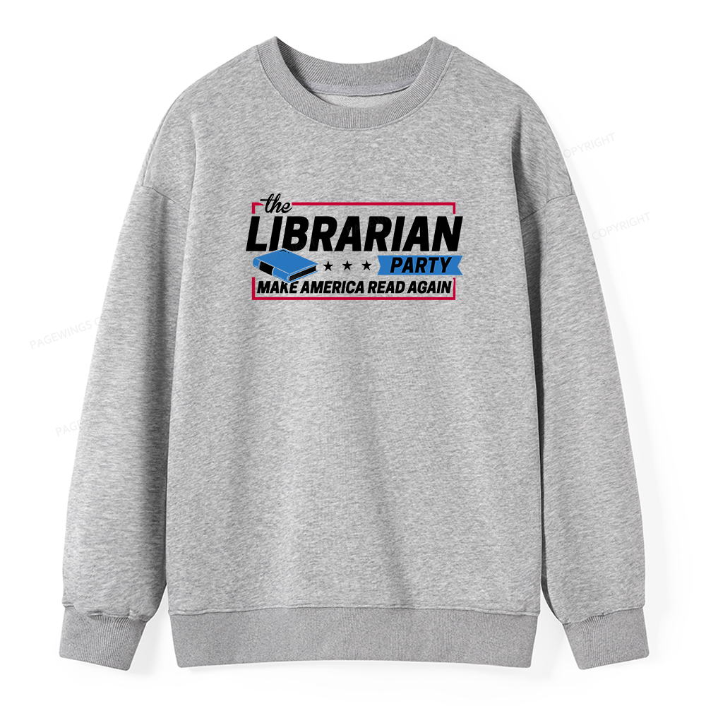 Pagewings The Librarian Party Unisex Classic Sweatshirt