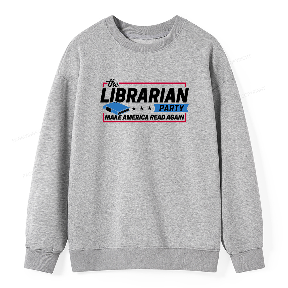 Pagewings The Librarian Party Unisex Classic Sweatshirt