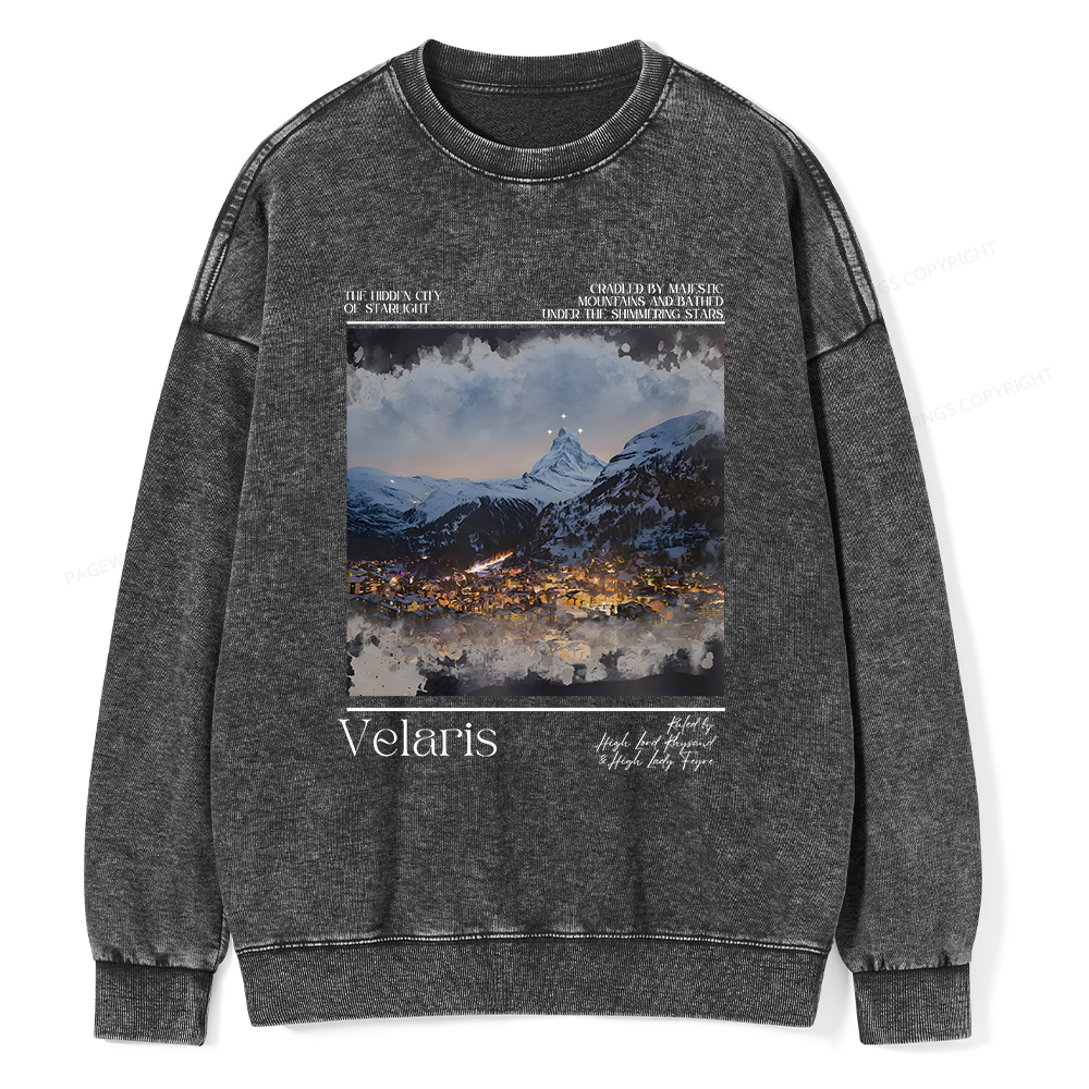Pagewings Velaris Unisex Washed Sweatshirt