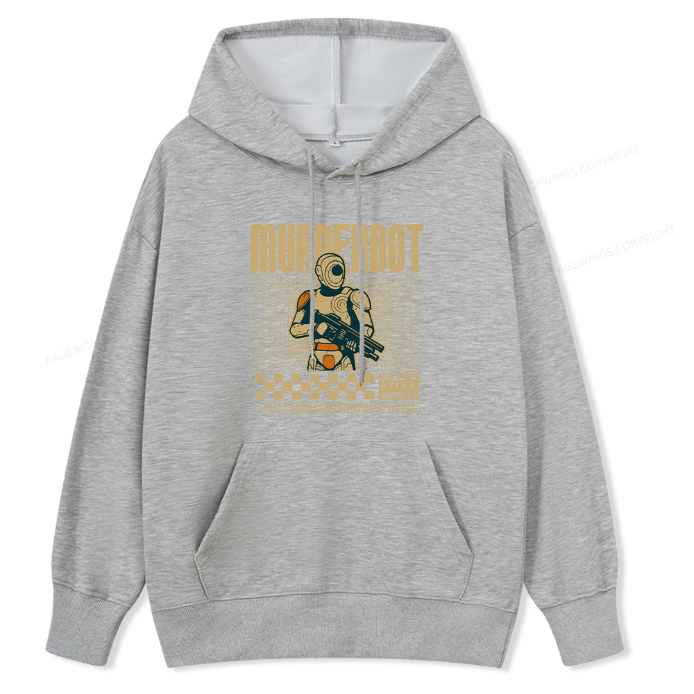 Pagewings Sci-Fiction Robot Hobby Unisex Classic Hoodie