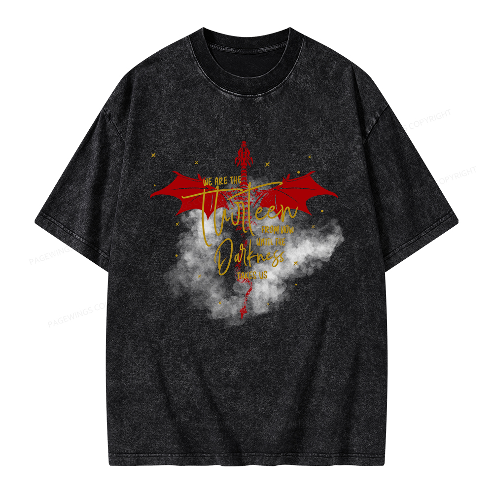 Pagewings We are the Thirteen Unisex Washed T-shirt