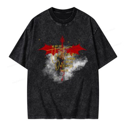 Pagewings We are the Thirteen Unisex Washed T-shirt