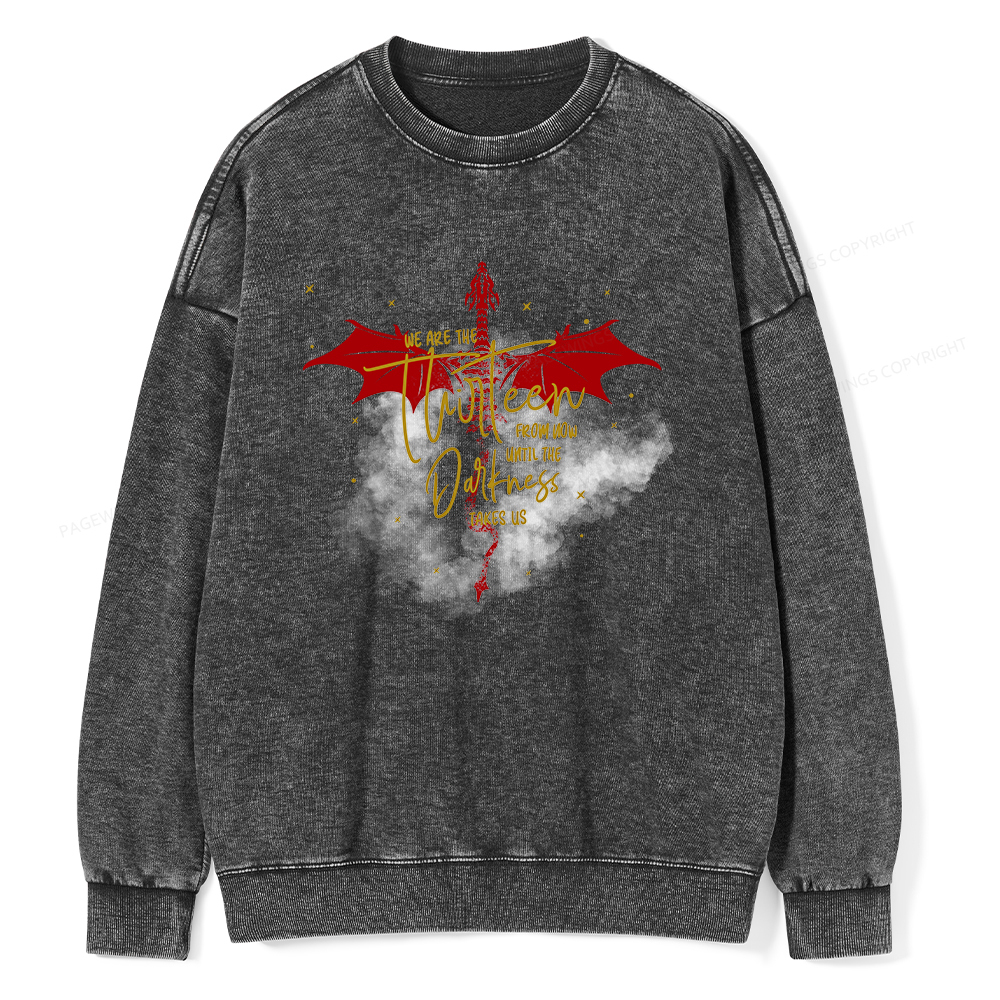Pagewings We are the Thirteen Unisex Washed Sweatshirt
