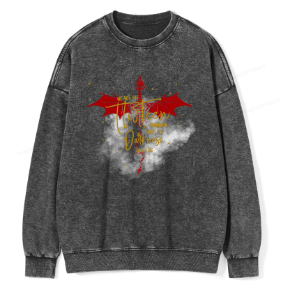 Pagewings We are the Thirteen Unisex Washed Sweatshirt