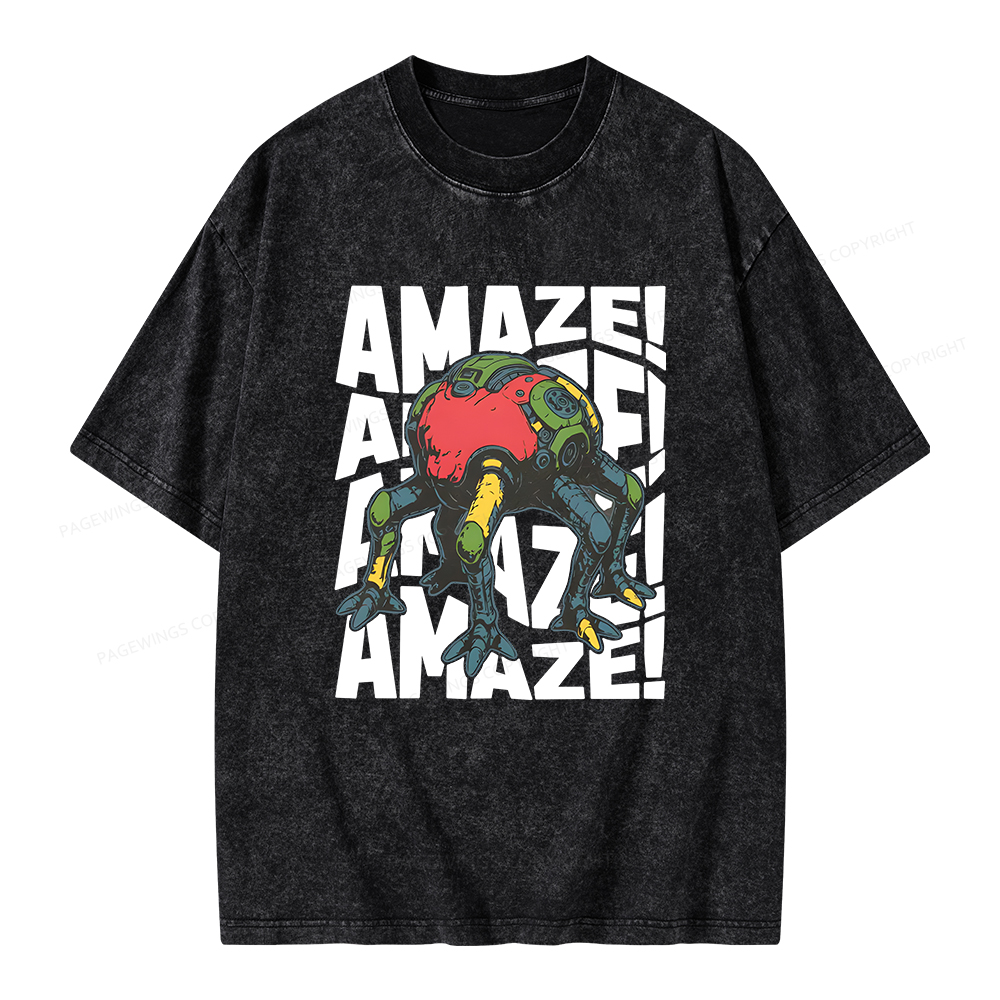 Pagewings Amaze Unisex Washed T-shirt