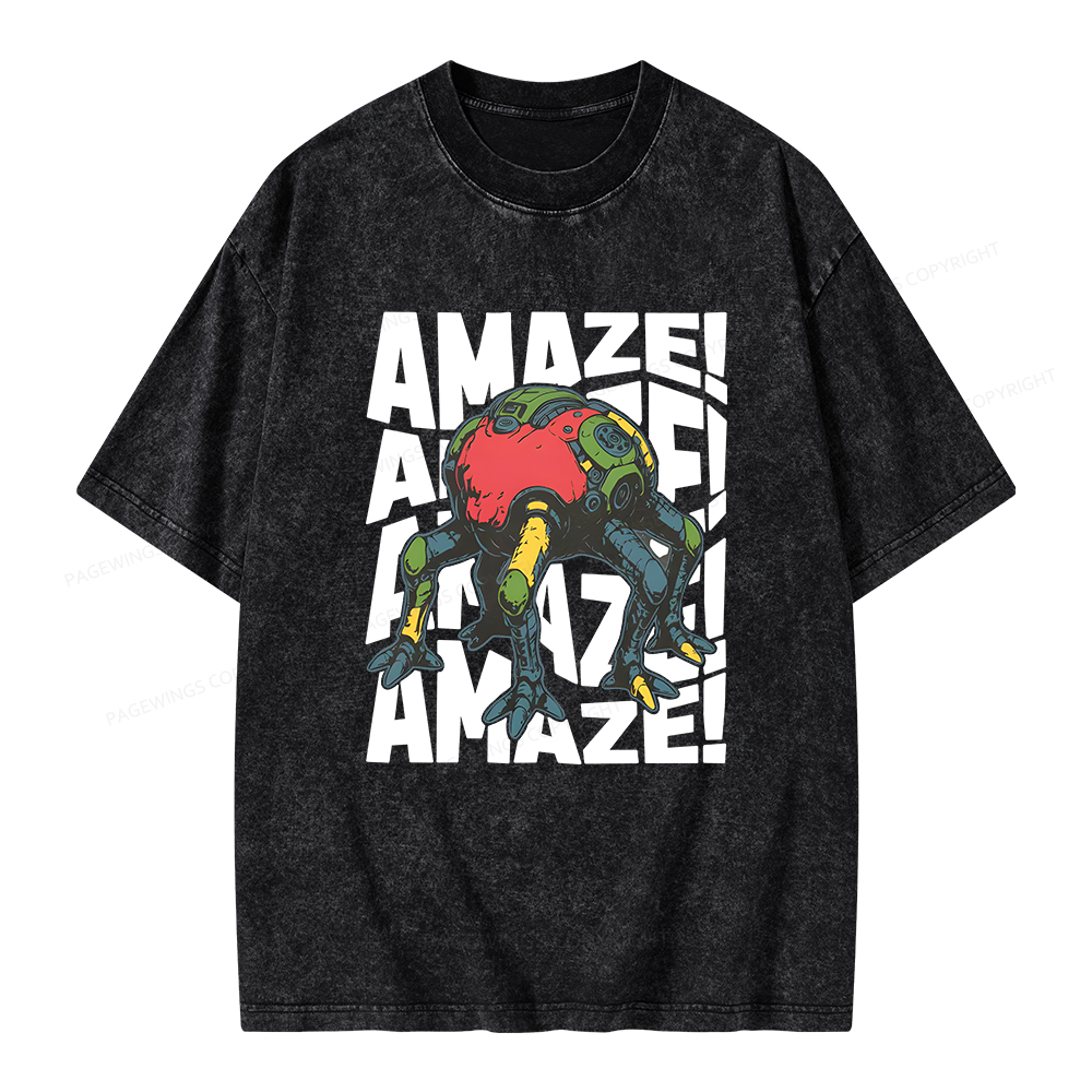 Pagewings Amaze Unisex Washed T-shirt
