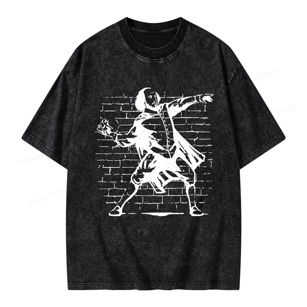 Pagewings The Poet Unisex Washed T-shirt