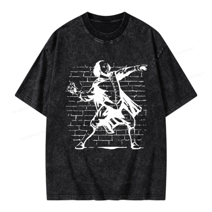 Pagewings The Poet Unisex Washed T-shirt