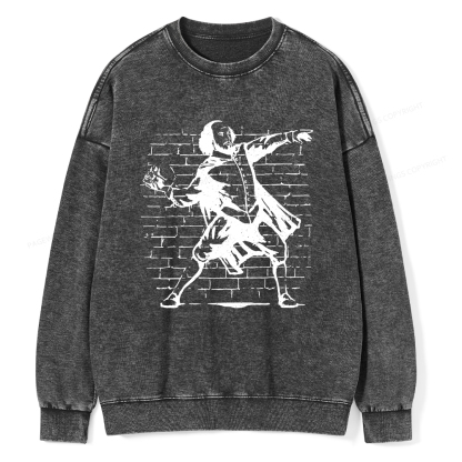 Pagewings The Poet Unisex Washed Sweatshirt