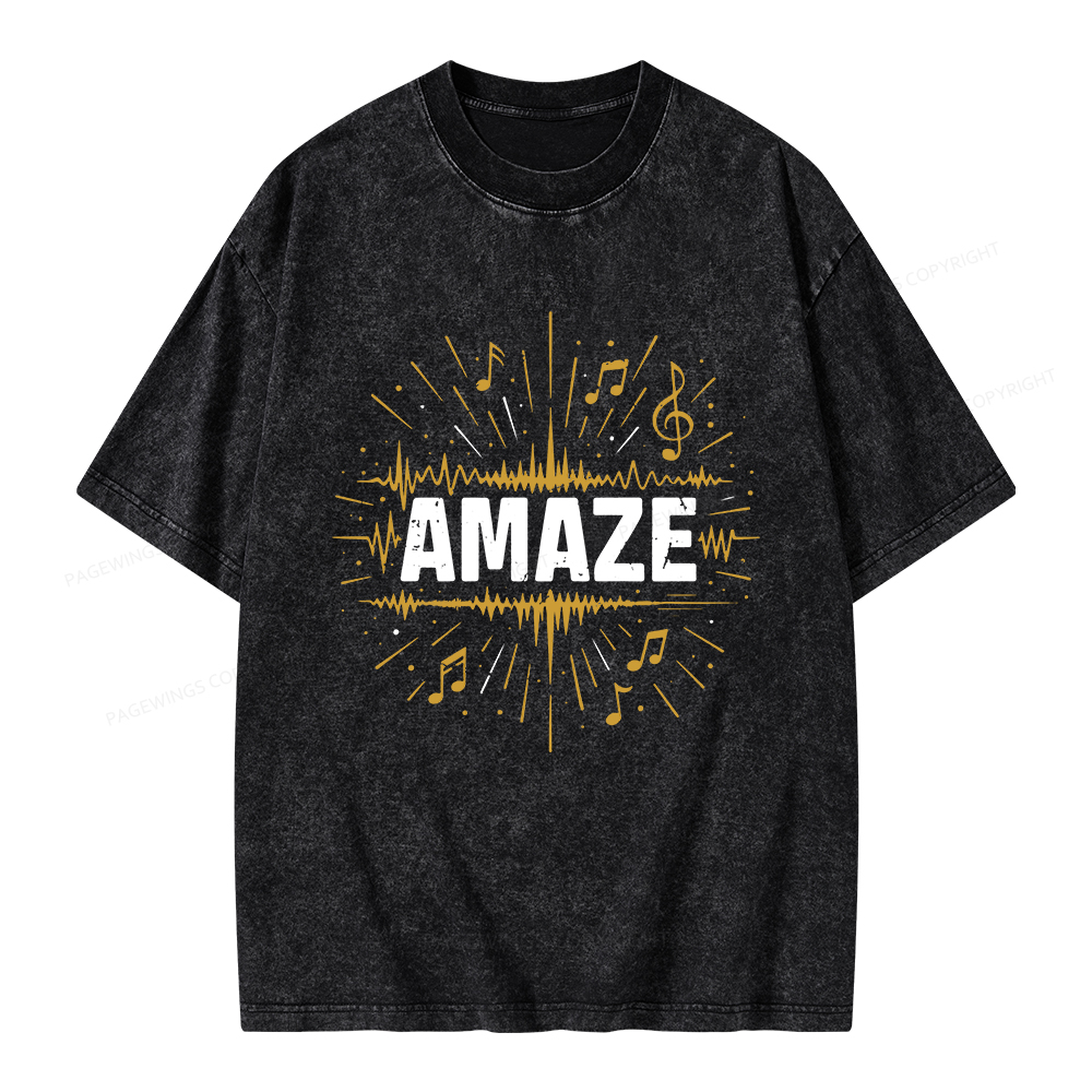 Pagewings Amaze Unisex Washed T-shirt