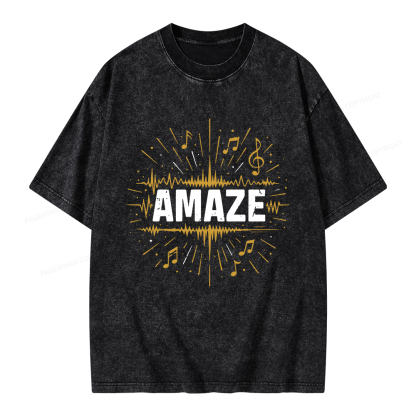 Pagewings Amaze Unisex Washed T-shirt