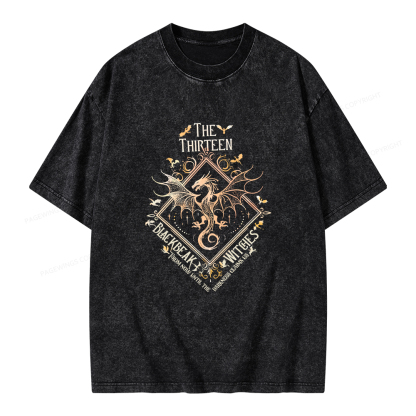 Pagewings The Thirteen Unisex Washed T-shirt