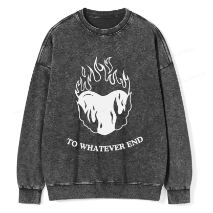 Pagewings Baby Tee Women Unisex Washed Sweatshirt