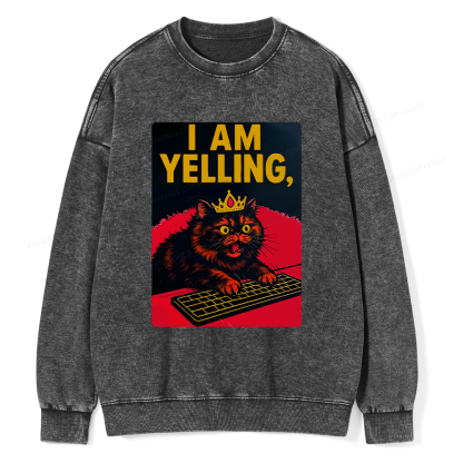 Pagewings Dungeon Crawler Carl Unisex Washed Sweatshirt