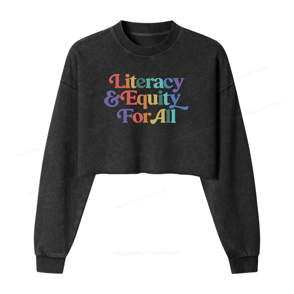 Pagewings Literacy & Equity For All Shirt Sweatshirt