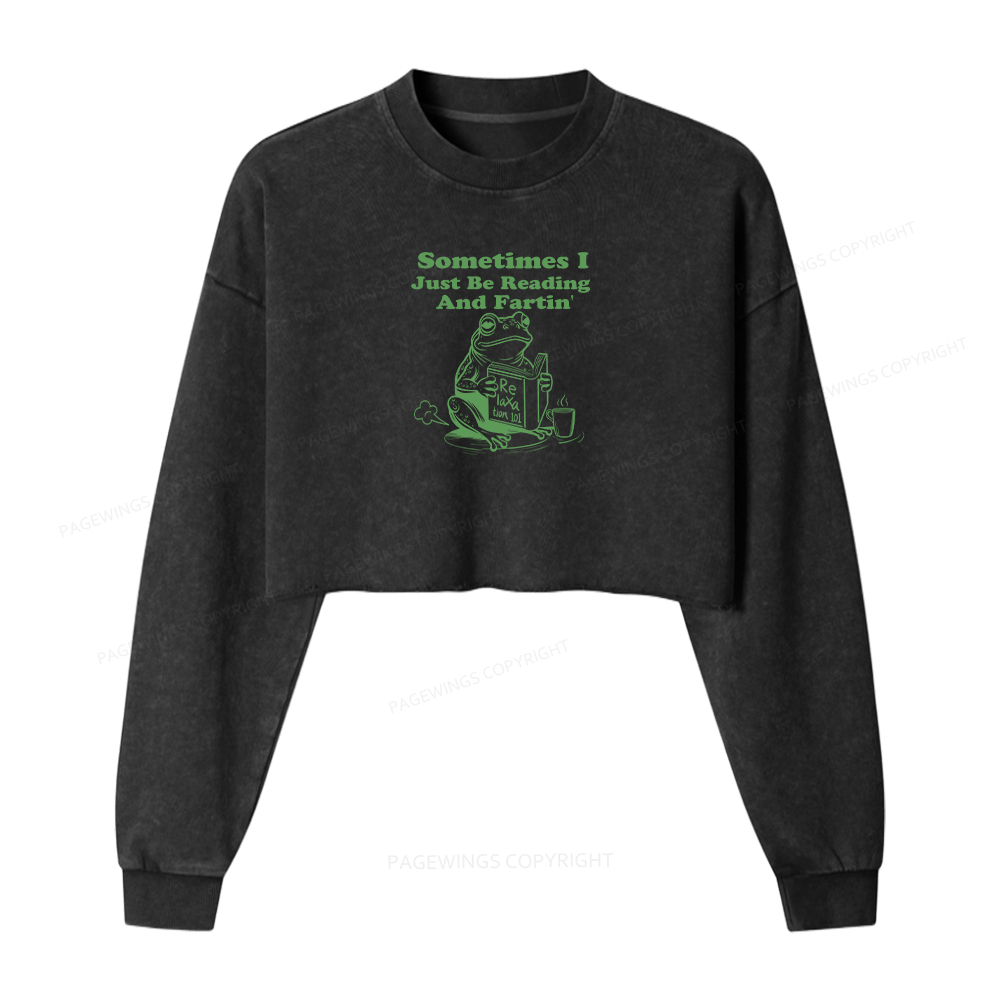 Pagewings Sometimes I Just Be Reading and Fartin Shirt Sweatshirt