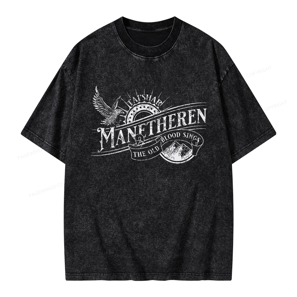 Pagewings Manetheren Unisex Washed T-shirt