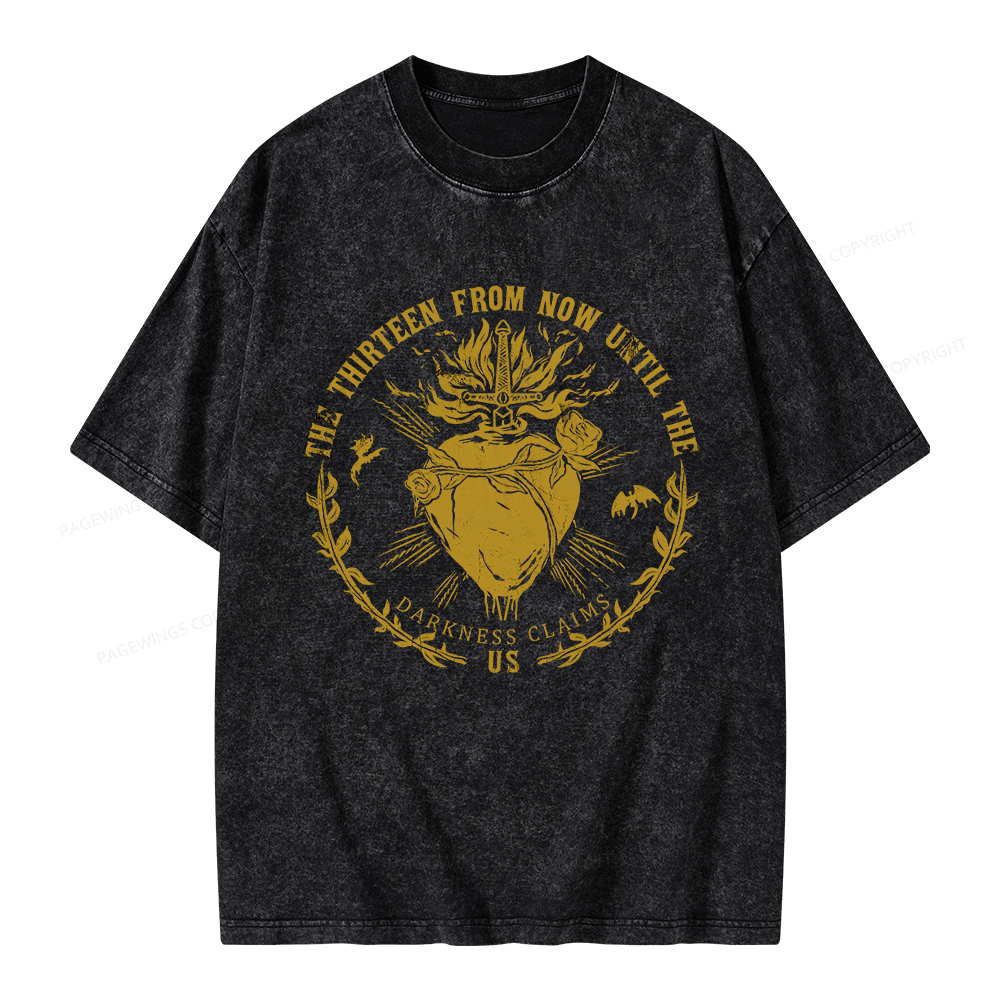Pagewings The Thirteen Unisex Washed T-shirt