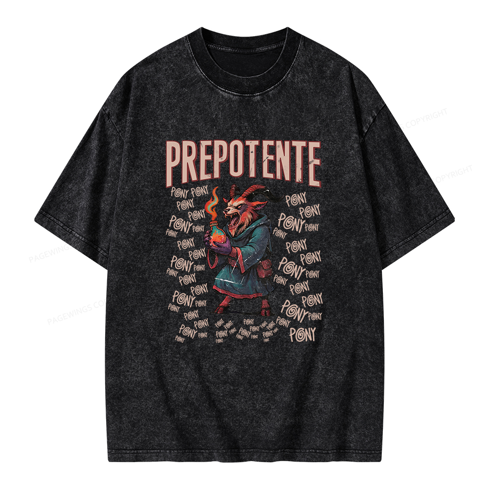 Pagewings Prepotente Unisex Washed T-shirt