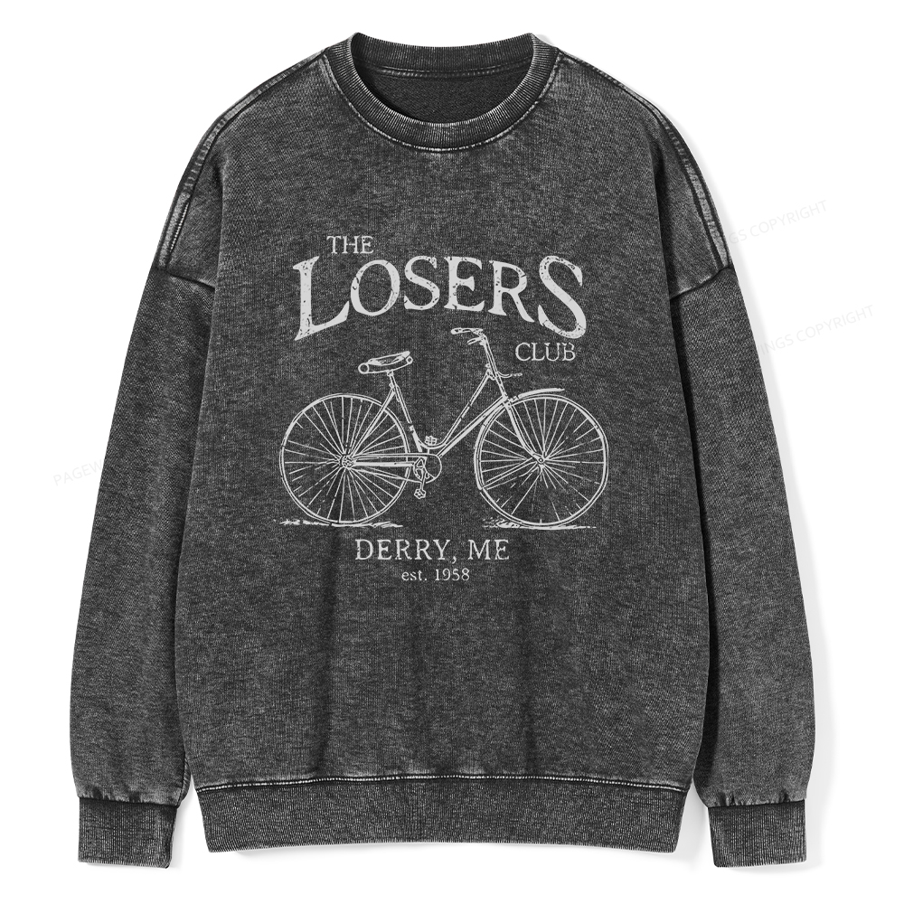 Pagewings The Losers Club Unisex Washed Sweatshirt