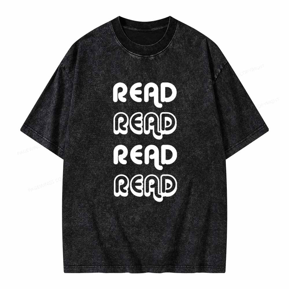 Pagewings The Read Unisex Tee Unisex Washed T-shirt
