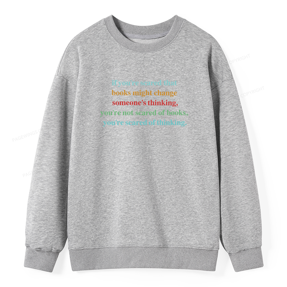 Pagewings Censorship Social Justice Shirt Booktrovert Unisex Classic Sweatshirt