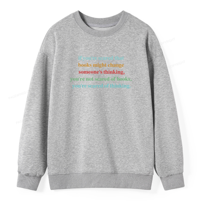 Pagewings Censorship Social Justice Shirt Booktrovert Unisex Classic Sweatshirt
