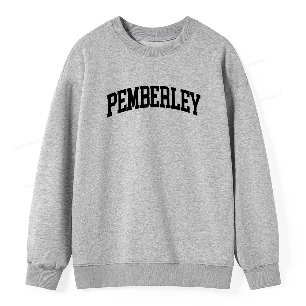Pagewings Pride and Prejudice Pemberley Bookworm Unisex Classic Sweatshirt
