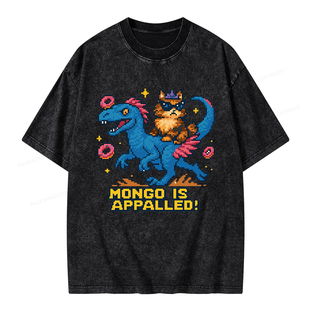 Pagewings Mongo Is Appalled Unisex Washed T-shirt