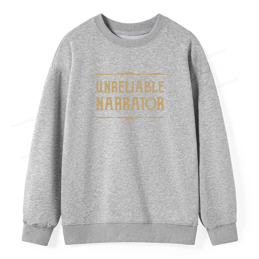 Pagewings Unreliable Narrator Unisex Classic Sweatshirt