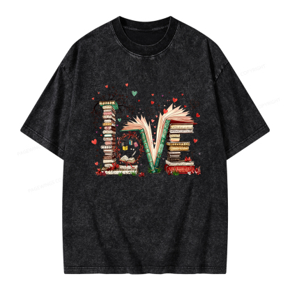 Pagewings Book Lover Unisex Washed T-shirt