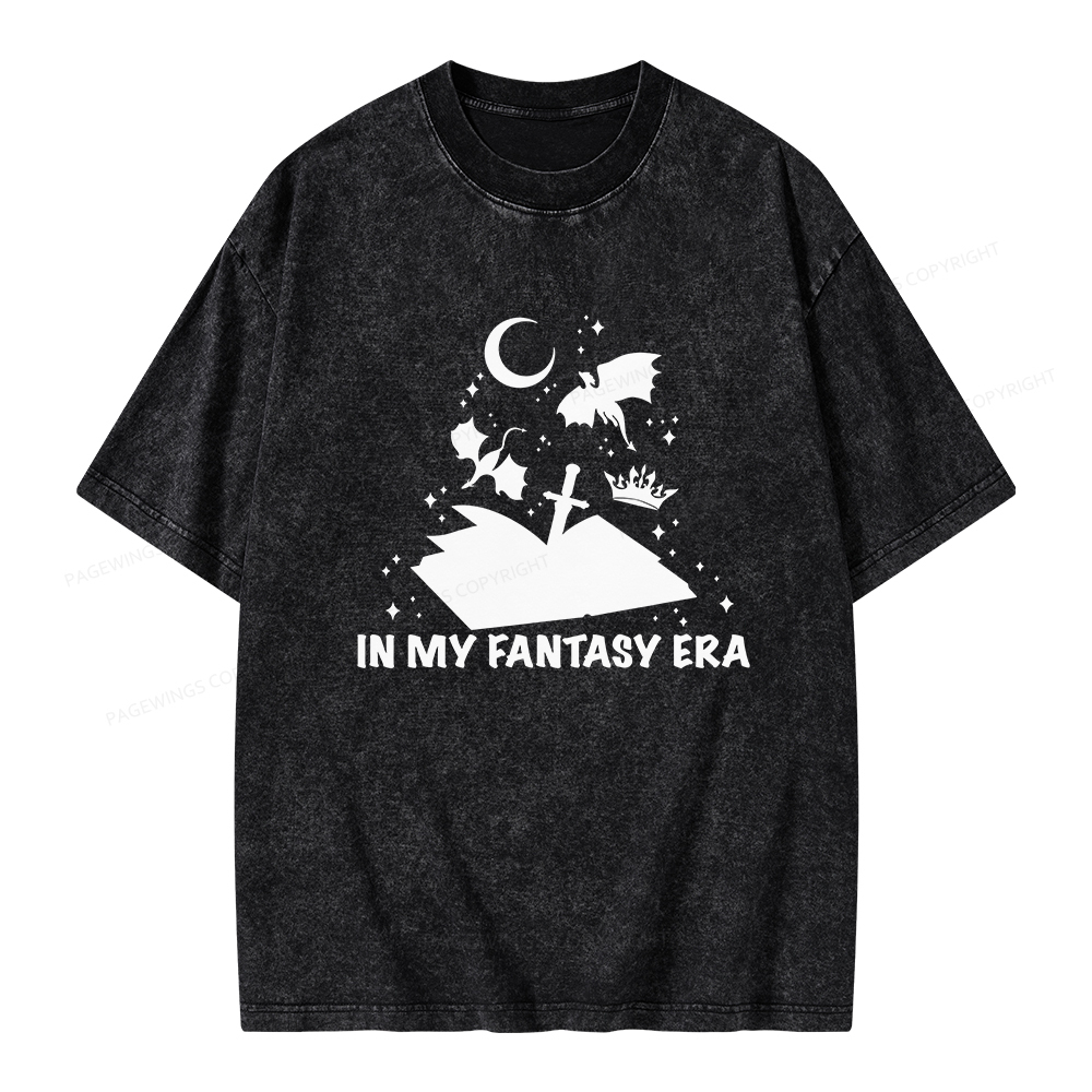 Pagewings In My Fantasy Era Unisex Washed T-shirt