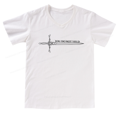 Pagewings You Do Not Yield V-neck T-shirt