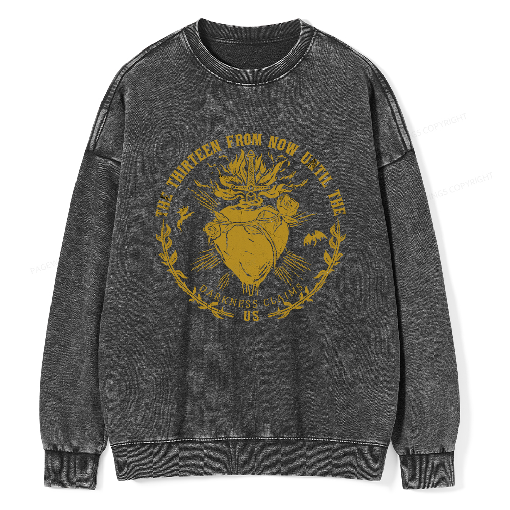 Pagewings The Thirteen Unisex Washed Sweatshirt