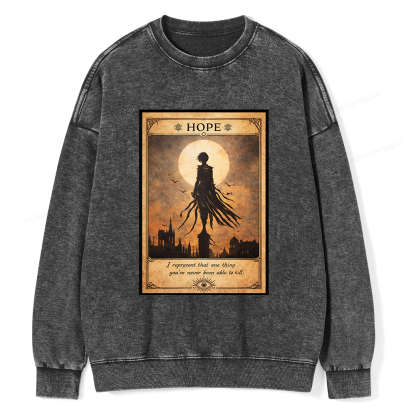 Pagewings Hope Unisex Washed Sweatshirt