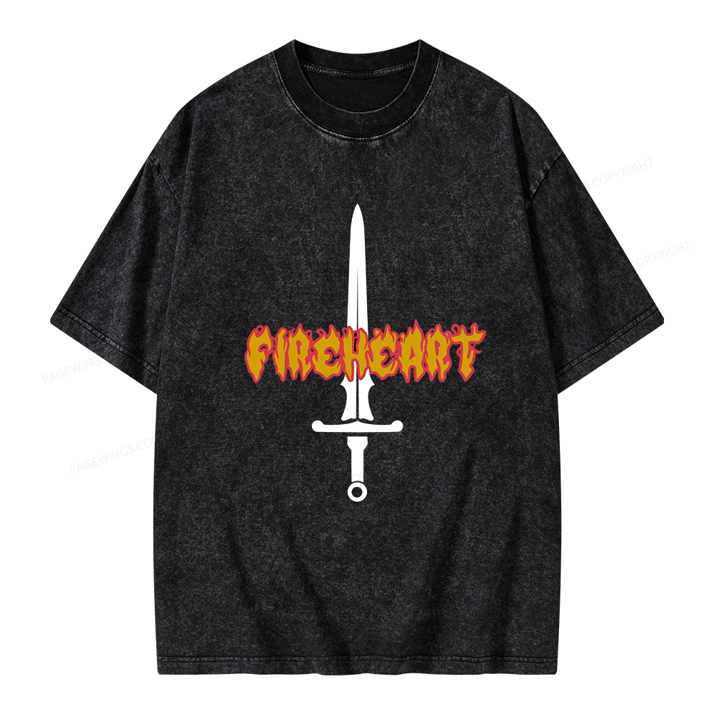 Pagewings Fireheart Aelin The Thirteen Unisex Washed T-shirt