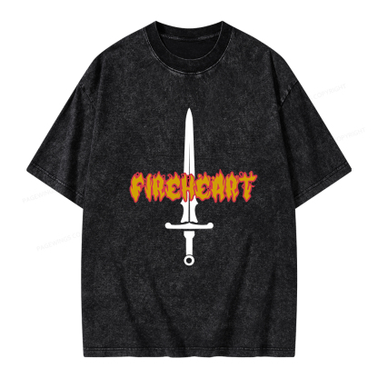 Pagewings Fireheart Aelin The Thirteen Unisex Washed T-shirt