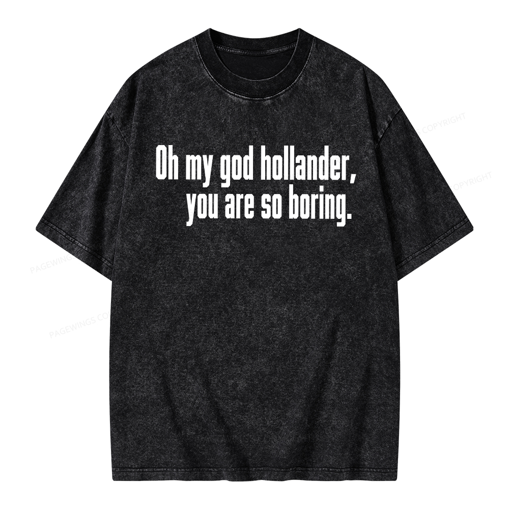 Pagewings So Boring Unisex Washed T-shirt