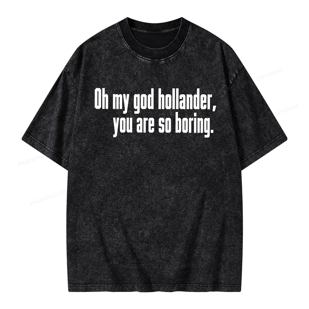 Pagewings So Boring Unisex Washed T-shirt