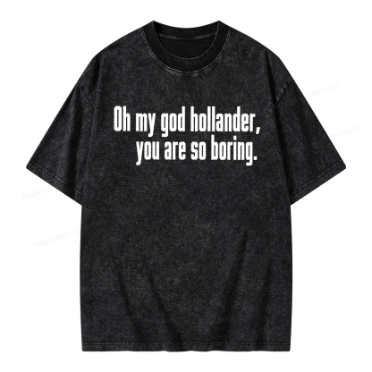 Pagewings So Boring Unisex Washed T-shirt