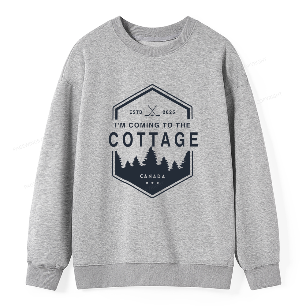 Pagewings Coming To The Cottage Classic Sweatshirt