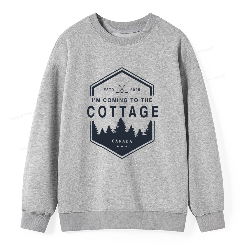 Pagewings Coming To The Cottage Classic Sweatshirt